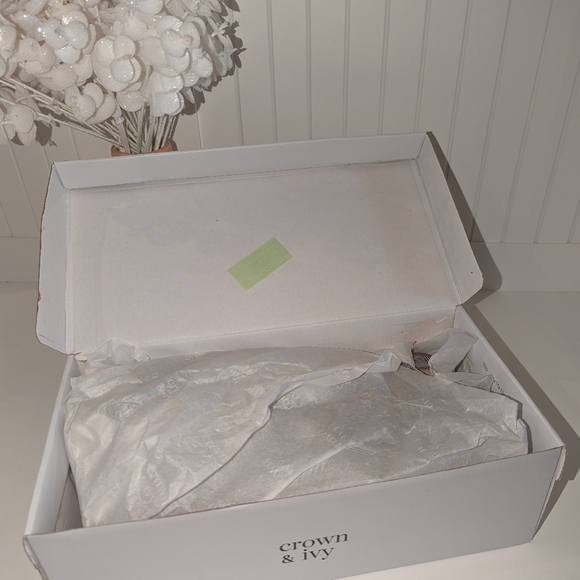 Crown & Ivy Tammy Pointed Toe Mules Size 8M Beautiful New Women's Preppy Loafers - Picture 10 of 12